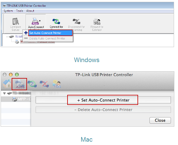 tp link usb printer controller utility